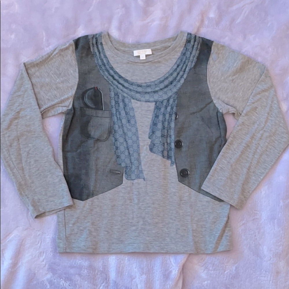 Kids Size 6 GUCCI long sleeve shirt